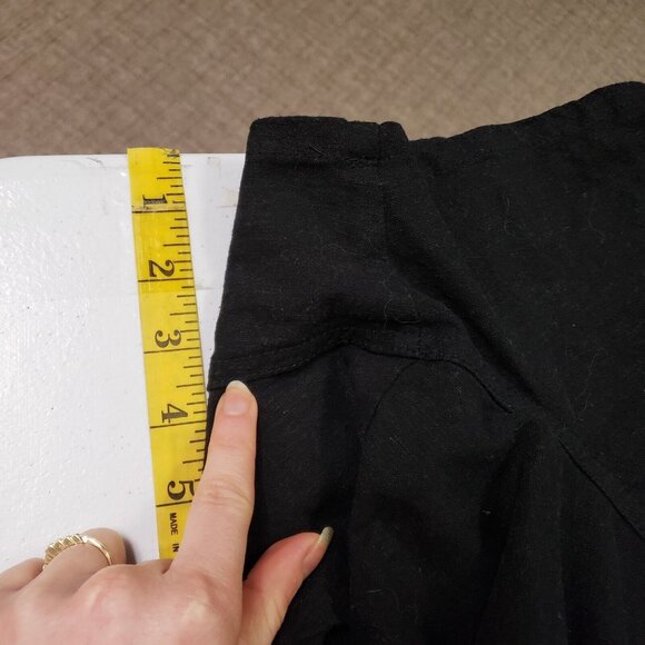 Torrid Womens Linen Blend Overalls Size 4X Black Neutral Country Stretch Beach - Picture 8 of 10